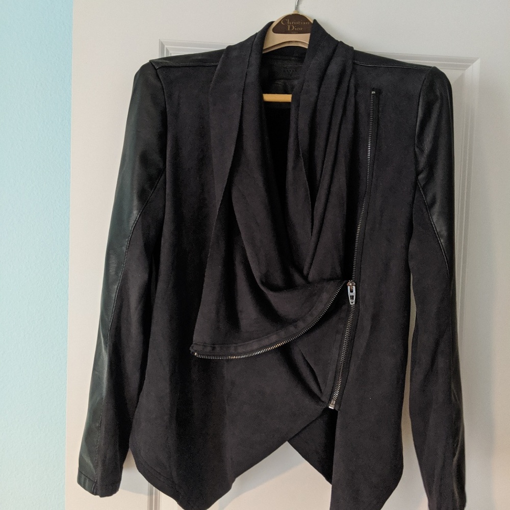 Blank NYC Women's Faux Leather Jacket (worn once)